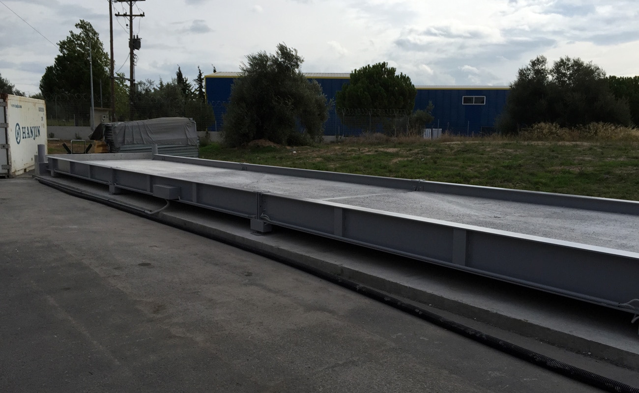 Installation of electronic bridge blade 18X3.30m. 70T - Tomasis - Patras