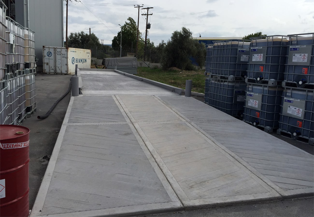 Installation of electronic bridge blade 18X3.30m. 70T - Tomasis - Patras